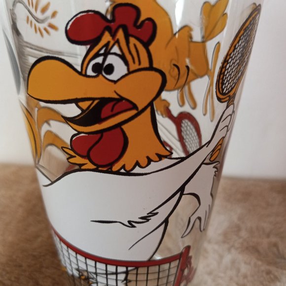 Vintage Foghorn leghorn Henry Hawk Promotional Pepsi Glass 1976 Looney Tunes - Picture 4 of 5